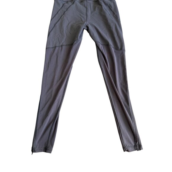 VICTORIAS SECRET Sport Gray Mesh Paneled Tights Leggings Size Medium - Picture 4 of 8